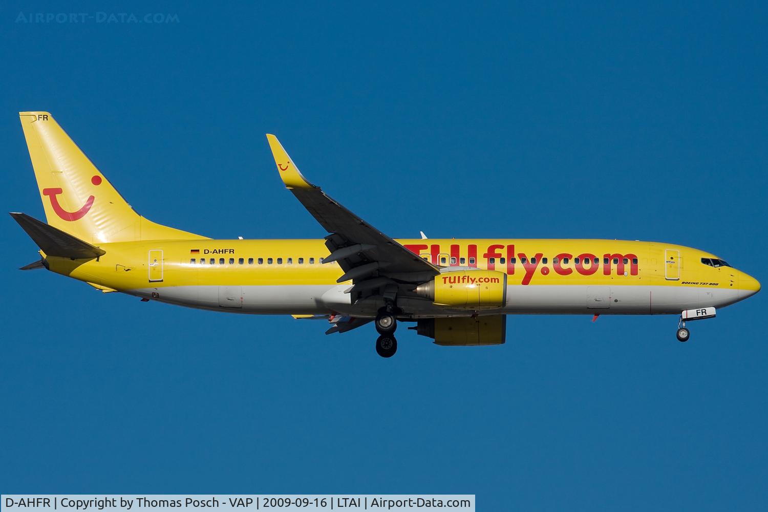 D-AHFR, 2000 Boeing 737-8K5 C/N 30593, TUIfly