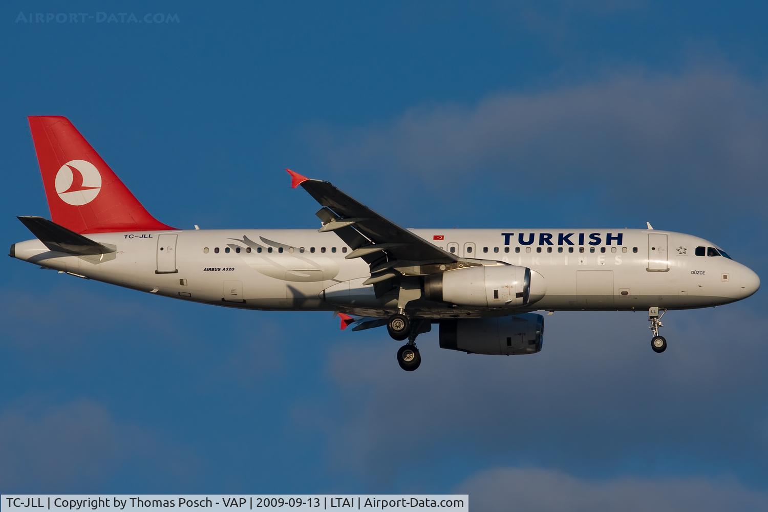 TC-JLL, 2003 Airbus A320-232 C/N 1996, Turkish Airlines