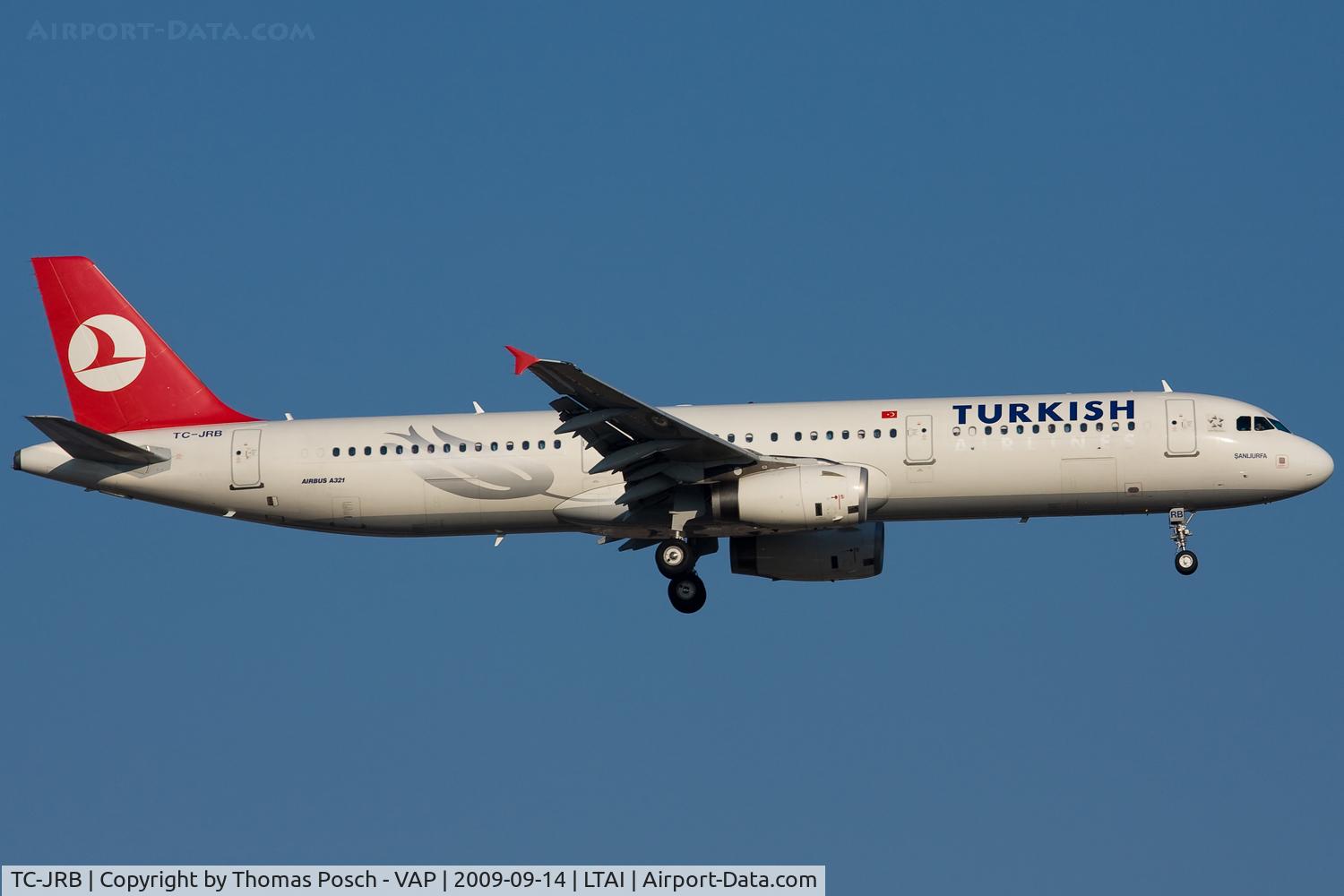 TC-JRB, 2006 Airbus A321-231 C/N 2868, Turkish Airlines