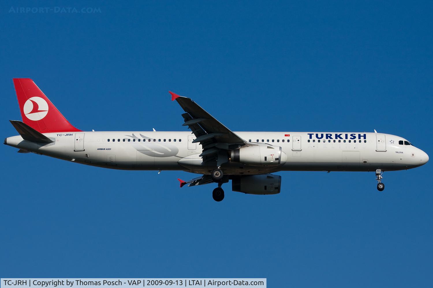 TC-JRH, 2008 Airbus A321-231 C/N 3350, Turkish Airlines