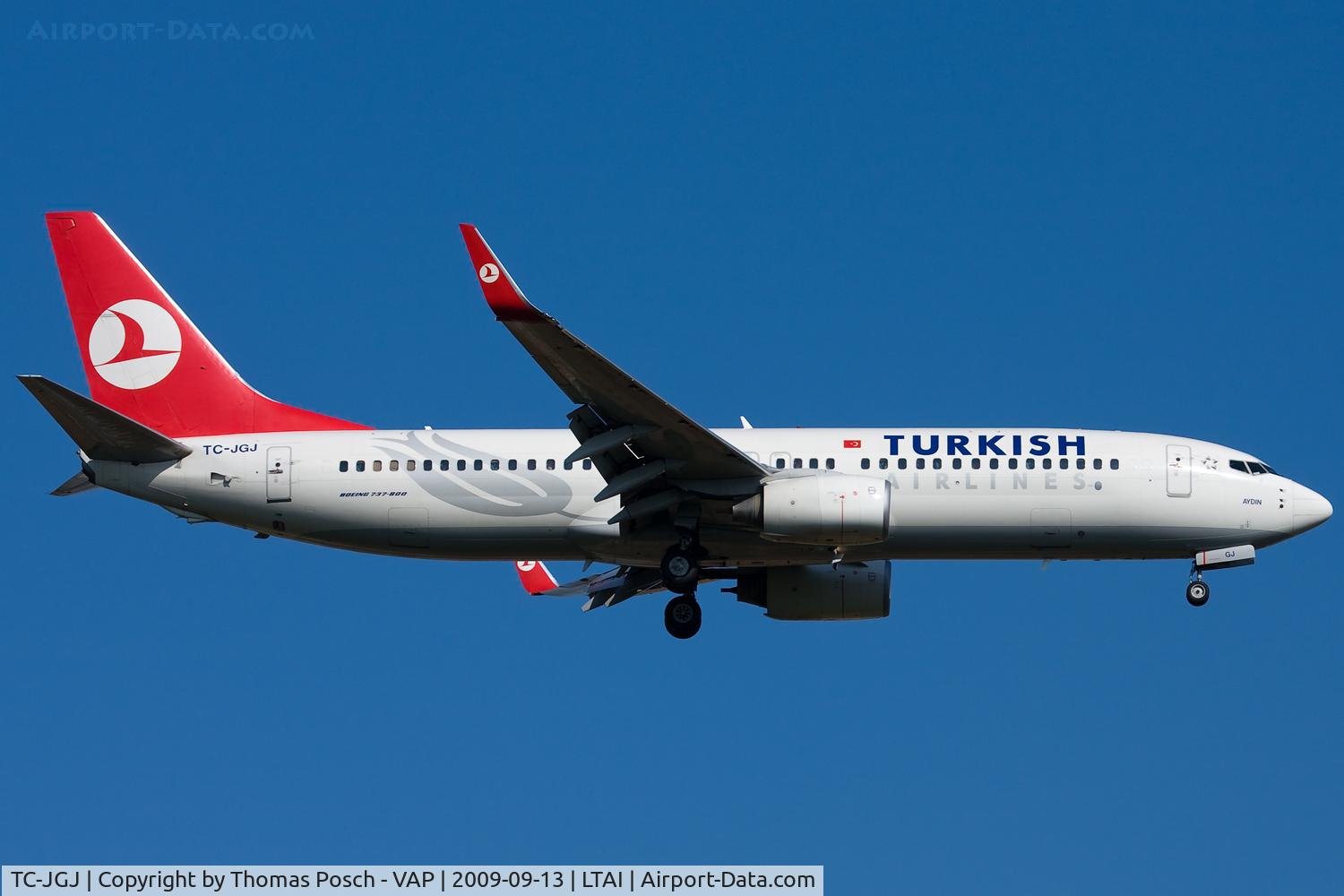 TC-JGJ, 2006 Boeing 737-8F2 C/N 34408, Turkish Airlines