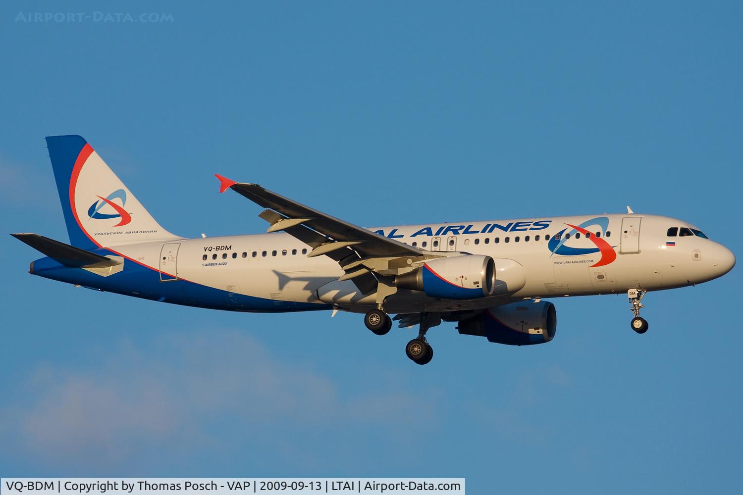 VQ-BDM, 2004 Airbus A320-214 C/N 2187, Ural Airlines