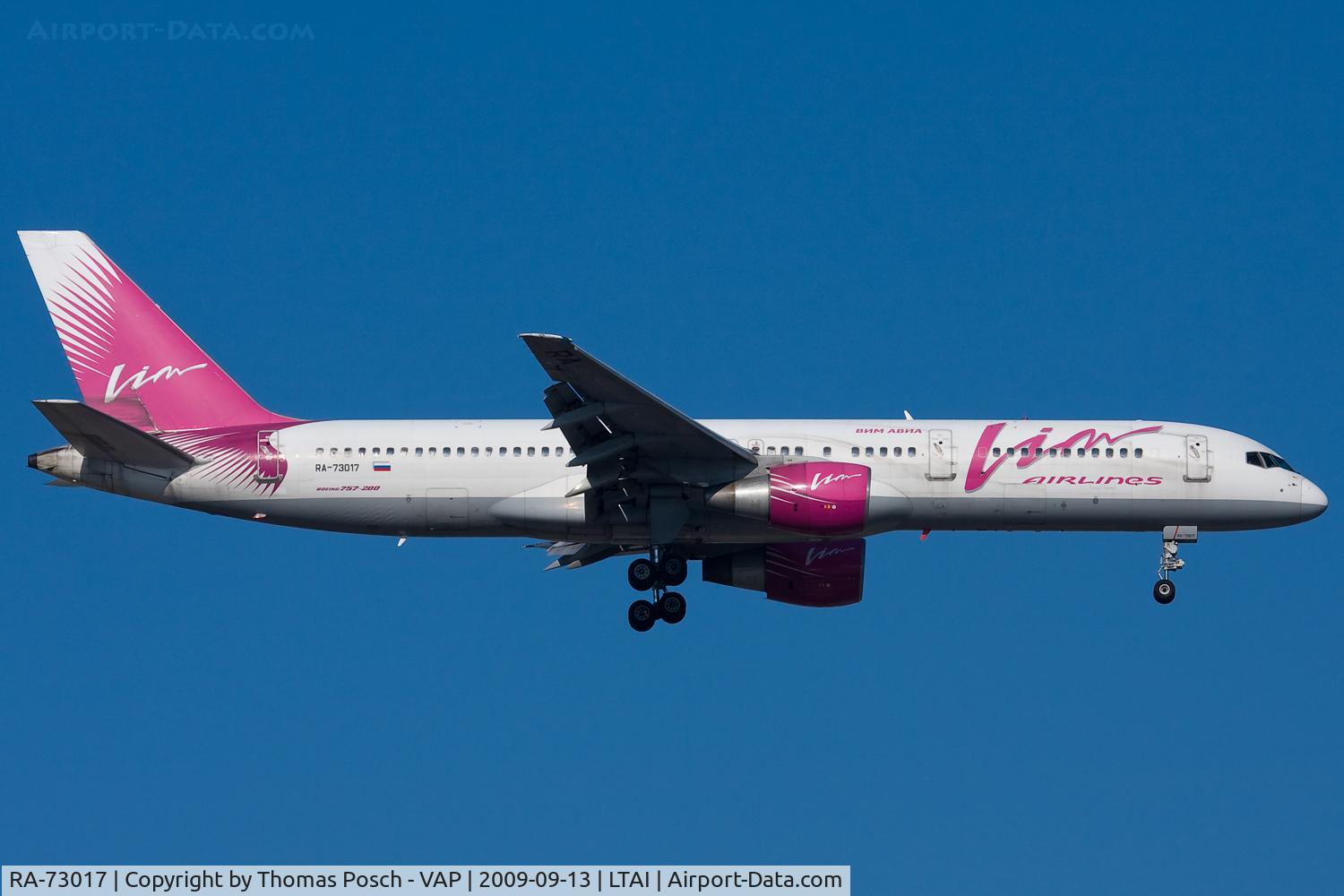 RA-73017, 1993 Boeing 757-230 C/N 26434, VIM Airlines
