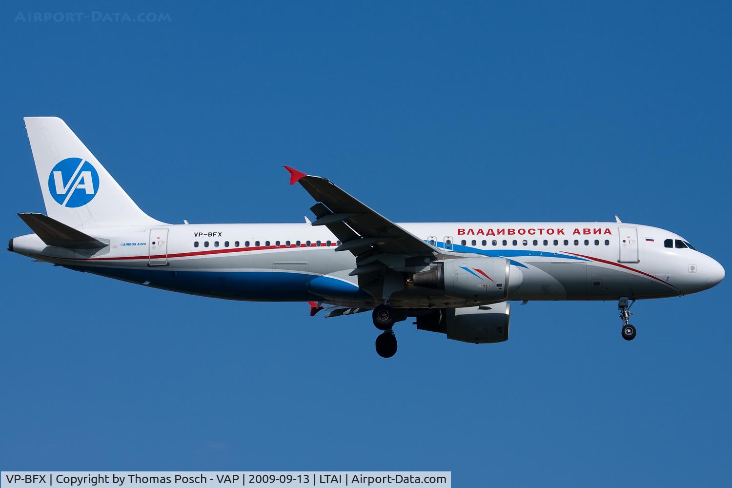 VP-BFX, Airbus A320-214 C/N 0714, Vladivostok Air