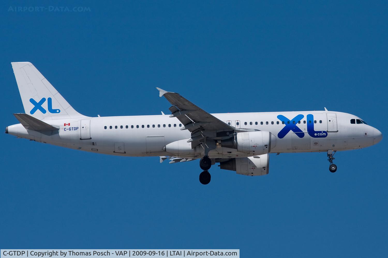 C-GTDP, 2002 Airbus A320-214 C/N 1780, XL Airways France