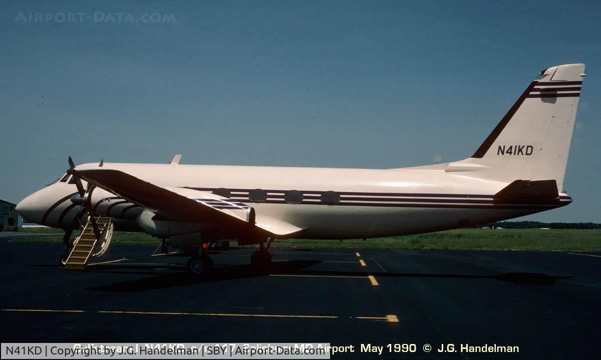 N41KD, 1963 Grumman G-159 Gulfstream 1 C/N 117, At Salisbury MD Airport