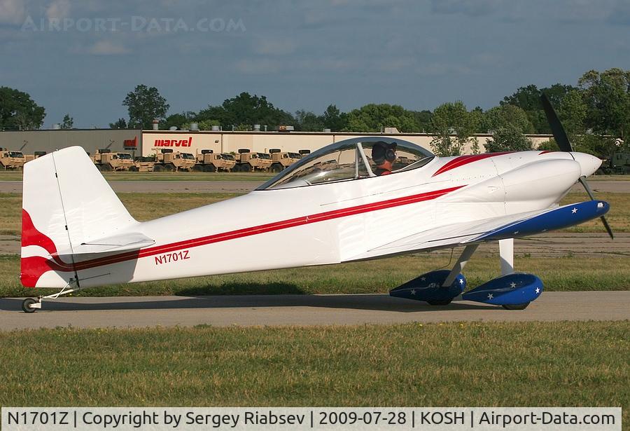 N1701Z, 2001 Vans RV-4 C/N 2307, EAA AirVenture 2009