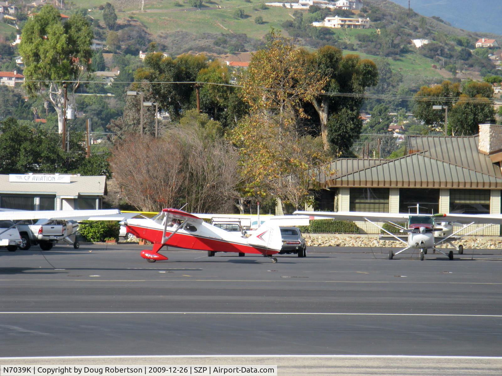 N7039K, 1950 Piper PA-20 Pacer C/N 20-147, 1950 Piper PA-20 SUPER PACER 150, Lycoming O-290 listed, taxi