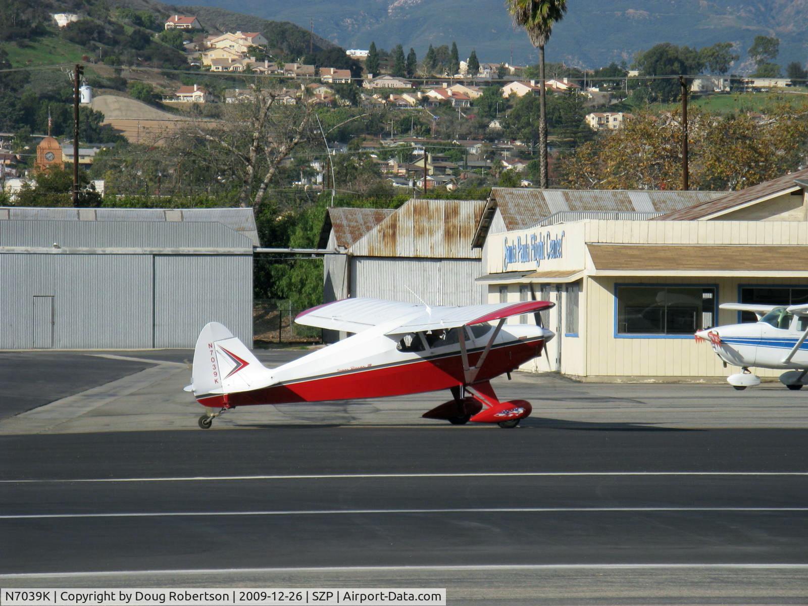 N7039K, 1950 Piper PA-20 Pacer C/N 20-147, 1950 Piper PA-20 SUPER PACER 150, Lycoming O-290 listed, taxi