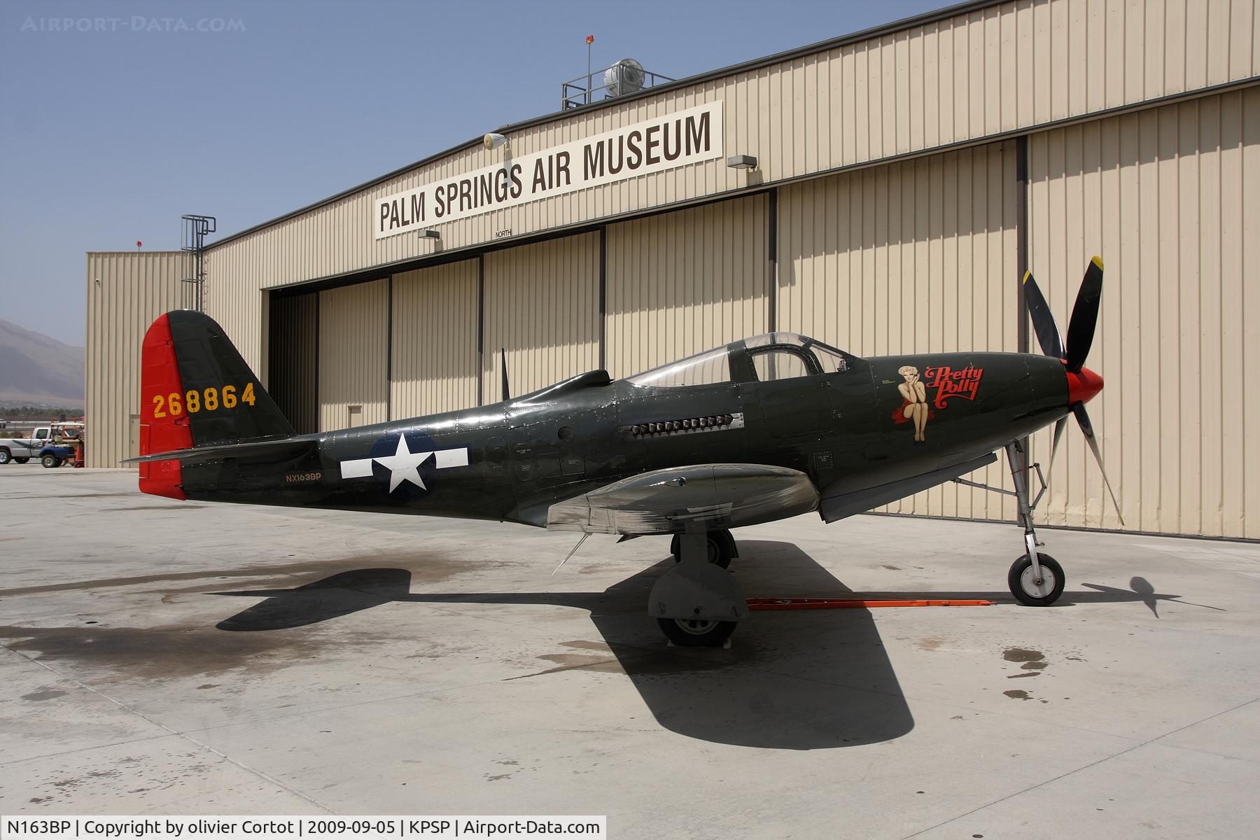 N163BP, 1945 Bell P-63C Kingcobra C/N 091263RP, Under the sun of Palm Springs