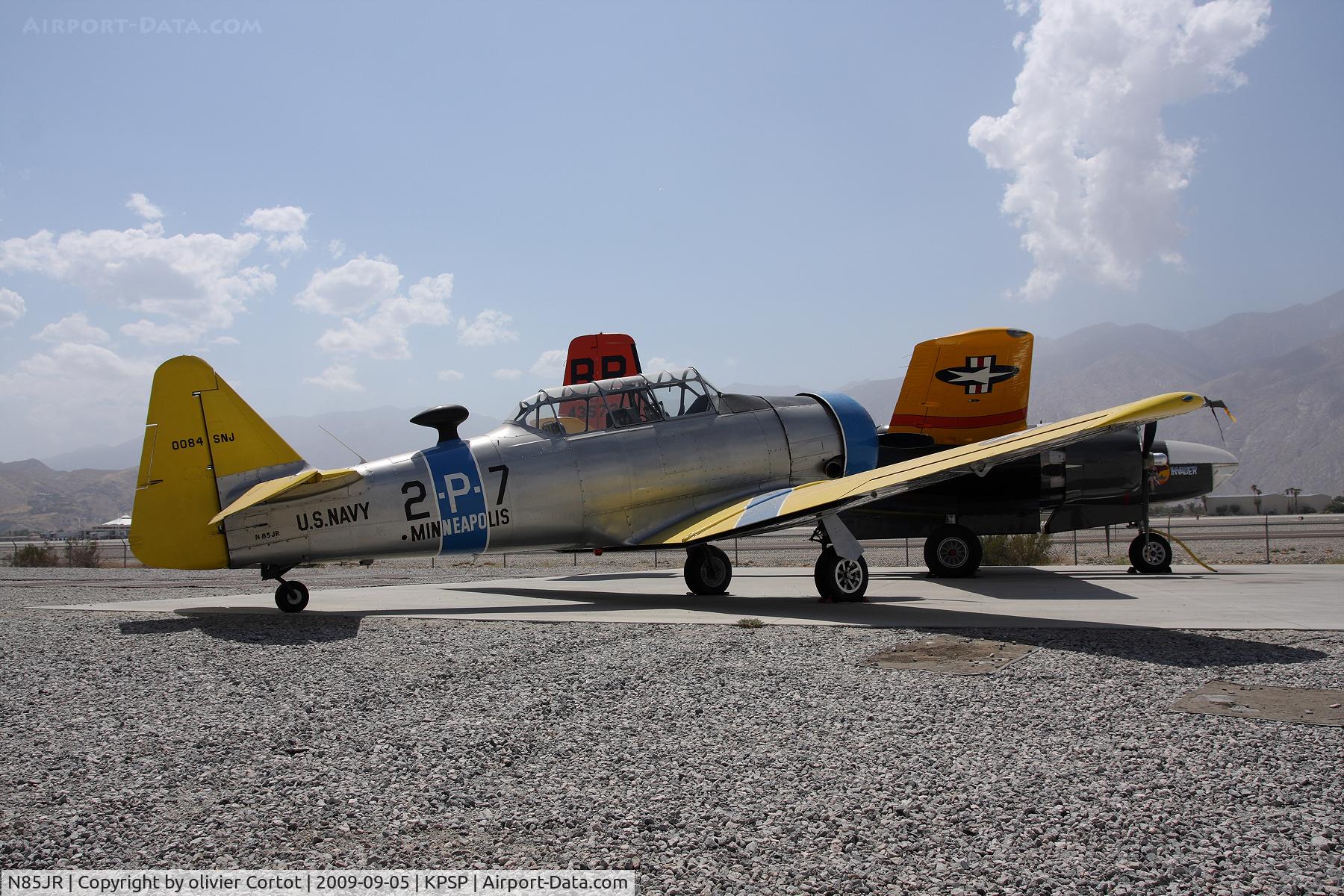 N85JR, 1958 North American AT-6G Texan C/N 168-526 (49-3402), Under the sun of Palm Springs