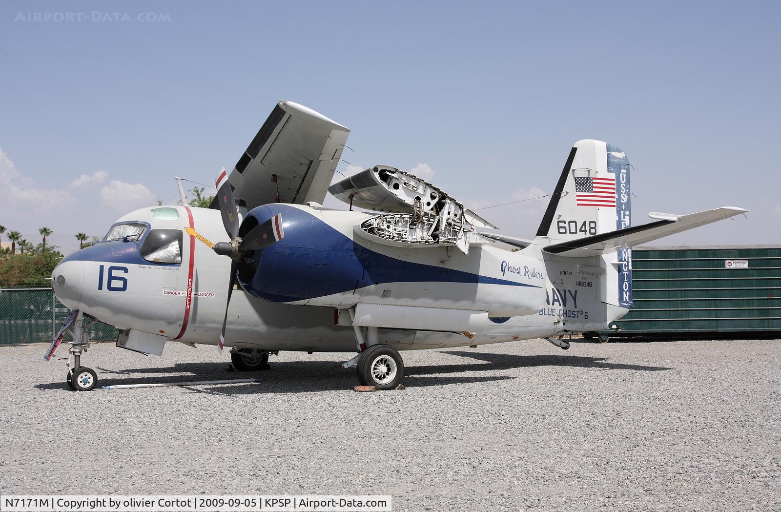 N7171M, Grumman C-1A Trader C/N G-96-78, Under the sun of Palm Springs