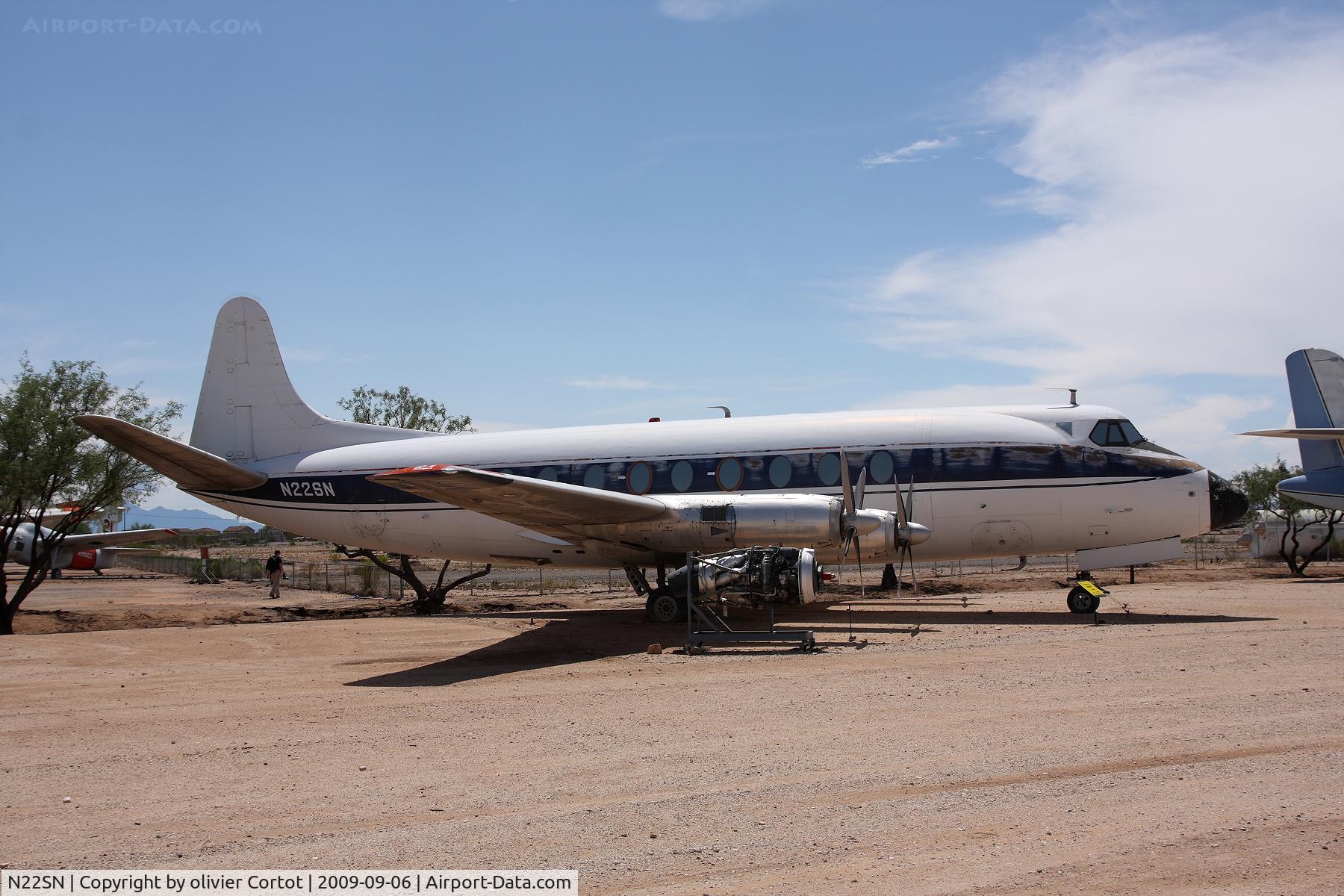 N22SN, 1954 Vickers Viscount 724 C/N 40, Pima Air Museum, AZ