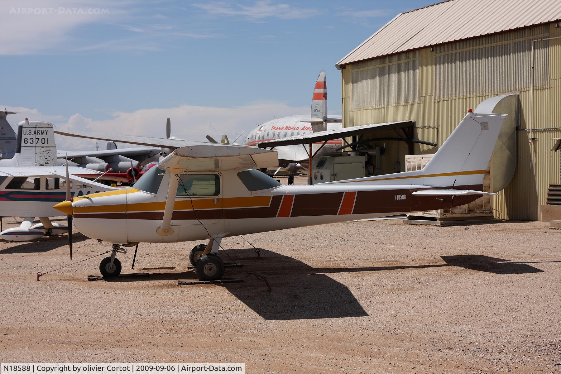 N18588, Cessna 150L C/N 15073966, Pima Air Museum, AZ