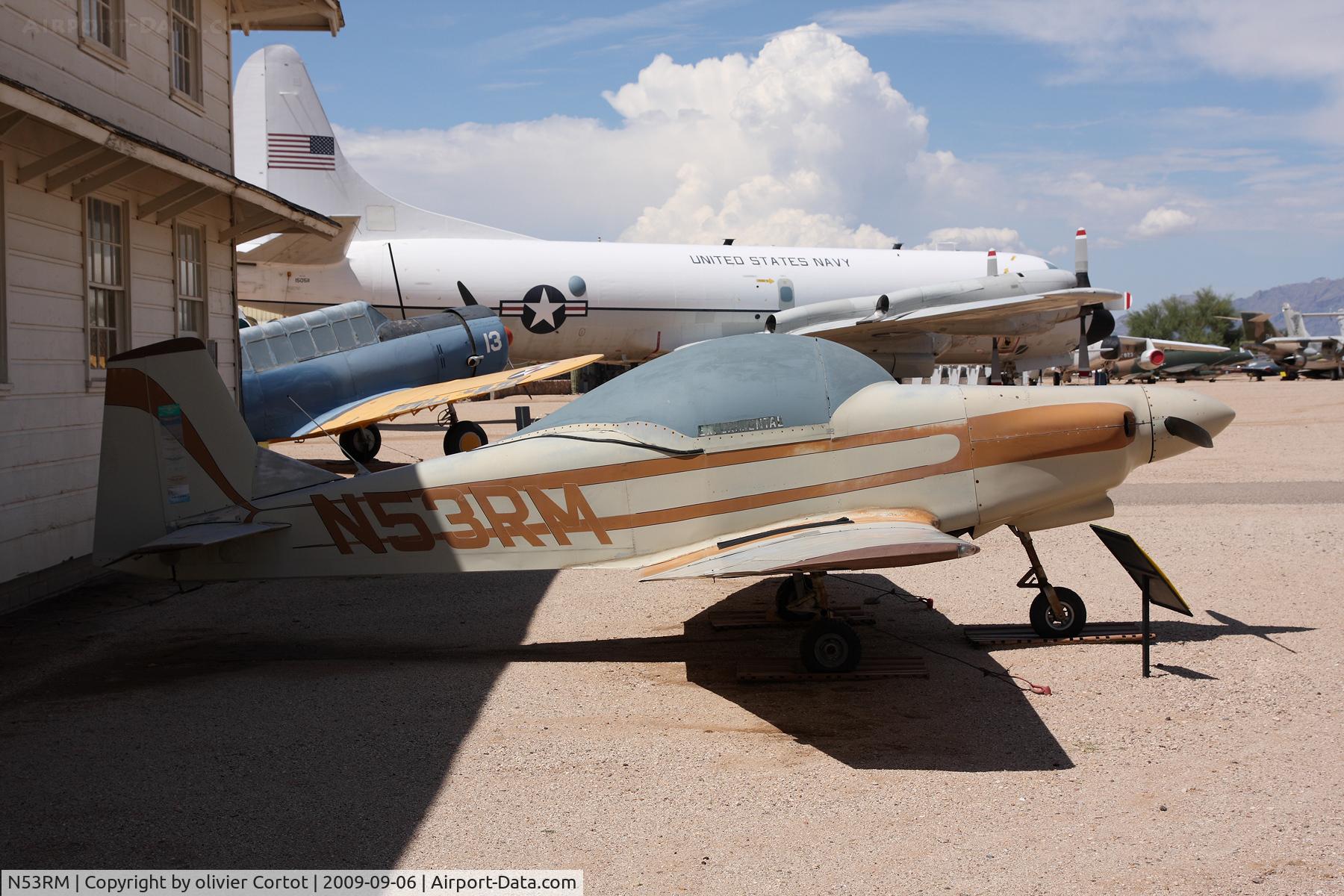 N53RM, Bushby Mustang II C/N 581, Pima Air Museum, AZ