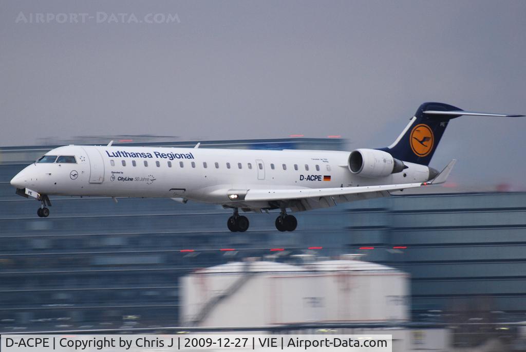 D-ACPE, 2001 Bombardier CRJ-701ER (CL-600-2C10) Regional Jet C/N 10027, Lufthansa Regional Bombardier CRJ-700