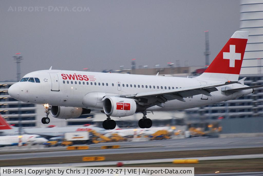 HB-IPR, 1999 Airbus A319-112 C/N 1018, Swiss Airbus A319-112