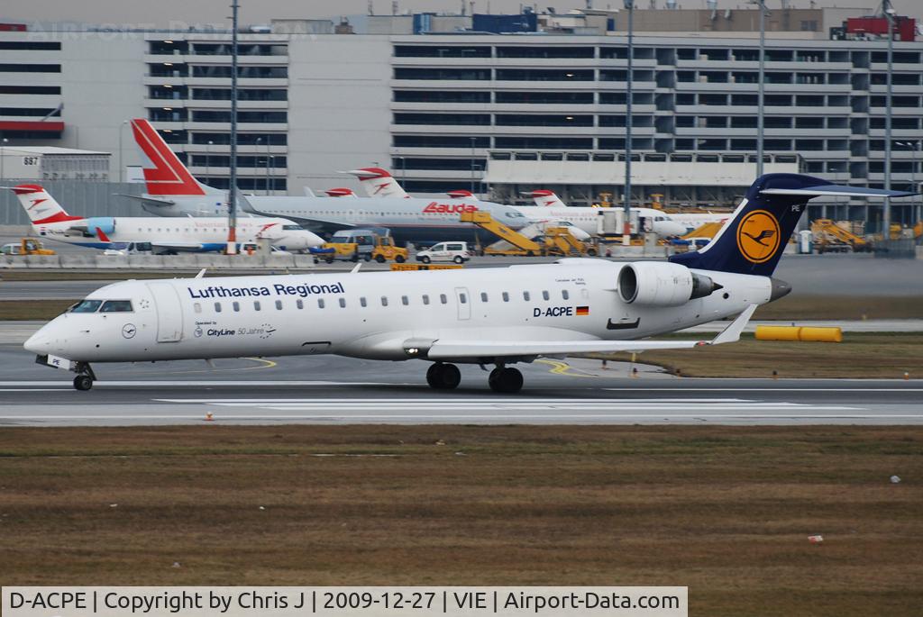 D-ACPE, 2001 Bombardier CRJ-701ER (CL-600-2C10) Regional Jet C/N 10027, Lufthansa Regional Bombardier CRJ-700