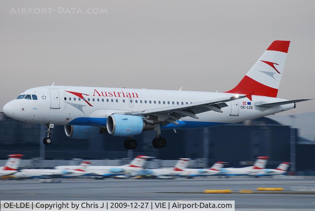 OE-LDE, 2005 Airbus A319-112 C/N 2494, Austrian Airlines Airbus A319-112