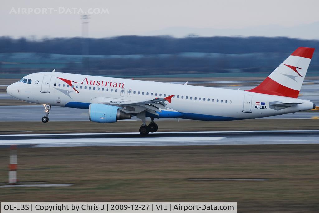 OE-LBS, 2000 Airbus A320-214 C/N 1189, Austrian Airlines Airbus A320-214