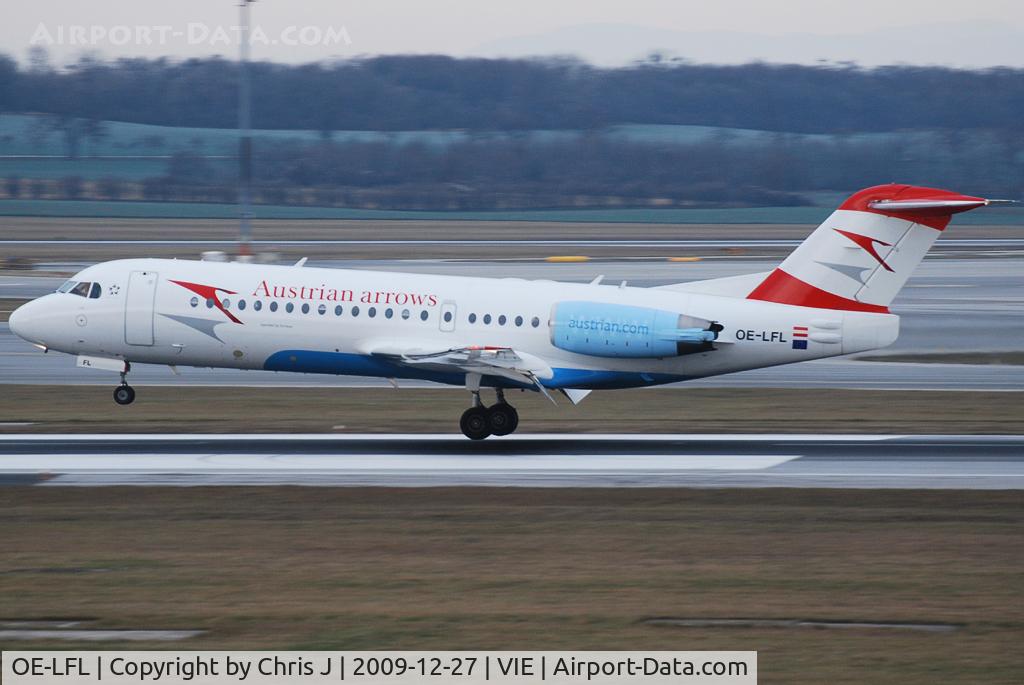 OE-LFL, 1995 Fokker 70 (F-28-0070) C/N 11573, Austrian arrows Fokker 70