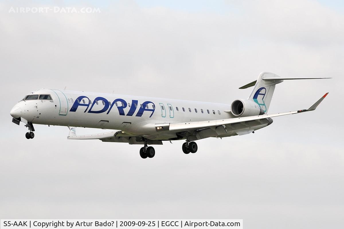 S5-AAK, 2007 Canadair CRJ-900ER (CL-600-2D24) C/N 15128, Adria Airways