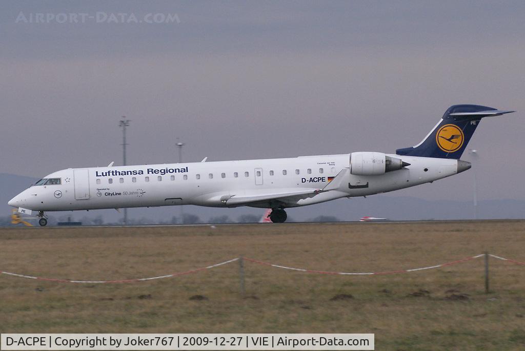 D-ACPE, 2001 Bombardier CRJ-701ER (CL-600-2C10) Regional Jet C/N 10027, Lufthansa Regional (CityLine) Canadair Regional Jet CRJ701ER