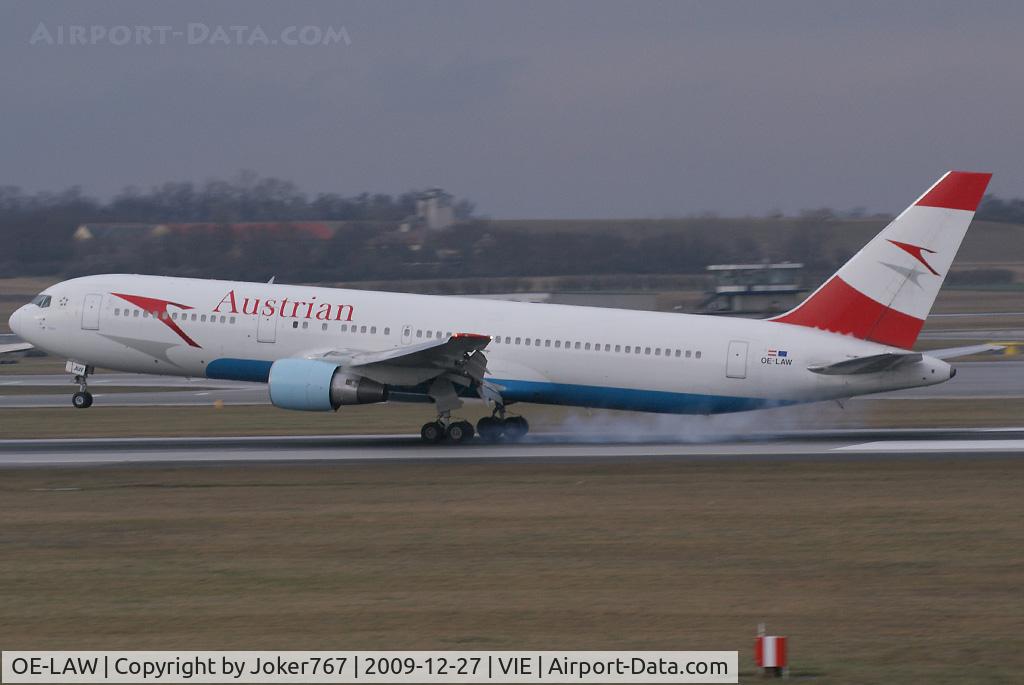 OE-LAW, 1992 Boeing 767-3Z9/ER C/N 26417, Austrian Airlines Boeing 767-3Z9(ER)
