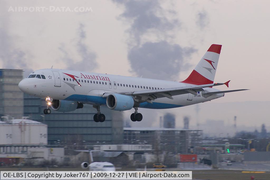 OE-LBS, 2000 Airbus A320-214 C/N 1189, Austrian Airlines Airbus A320-214
