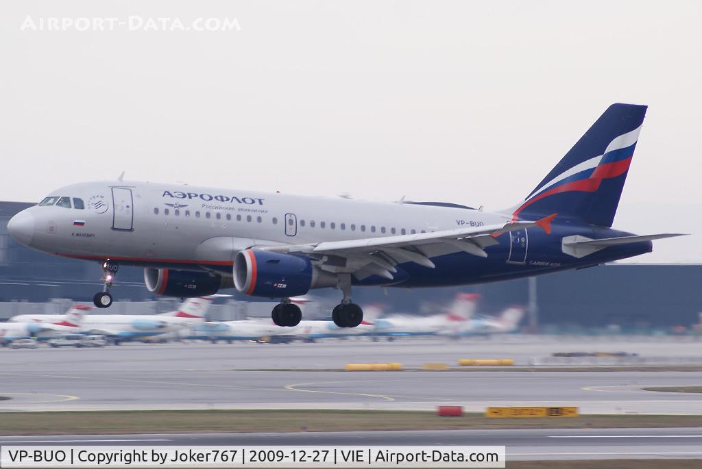 VP-BUO, 2007 Airbus A319-111 C/N 3336, Aeroflot Airbus A319-111