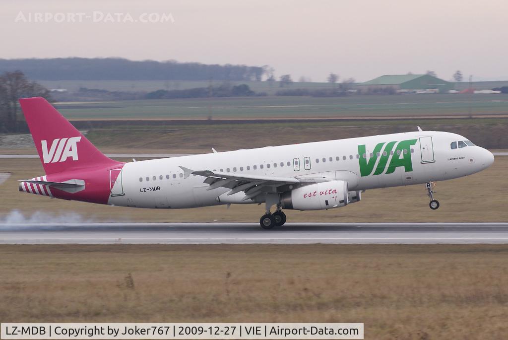 LZ-MDB, 2007 Airbus A320-214 C/N 3125, Air Via Airbus A320-232