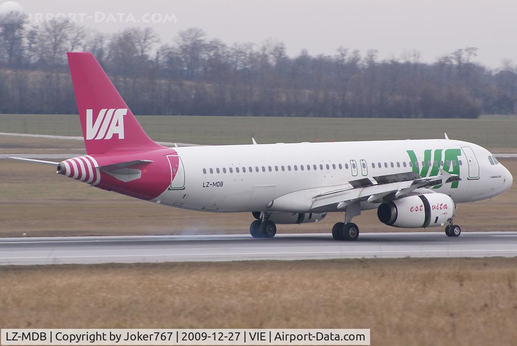 LZ-MDB, 2007 Airbus A320-214 C/N 3125, Air Via Airbus A320-232