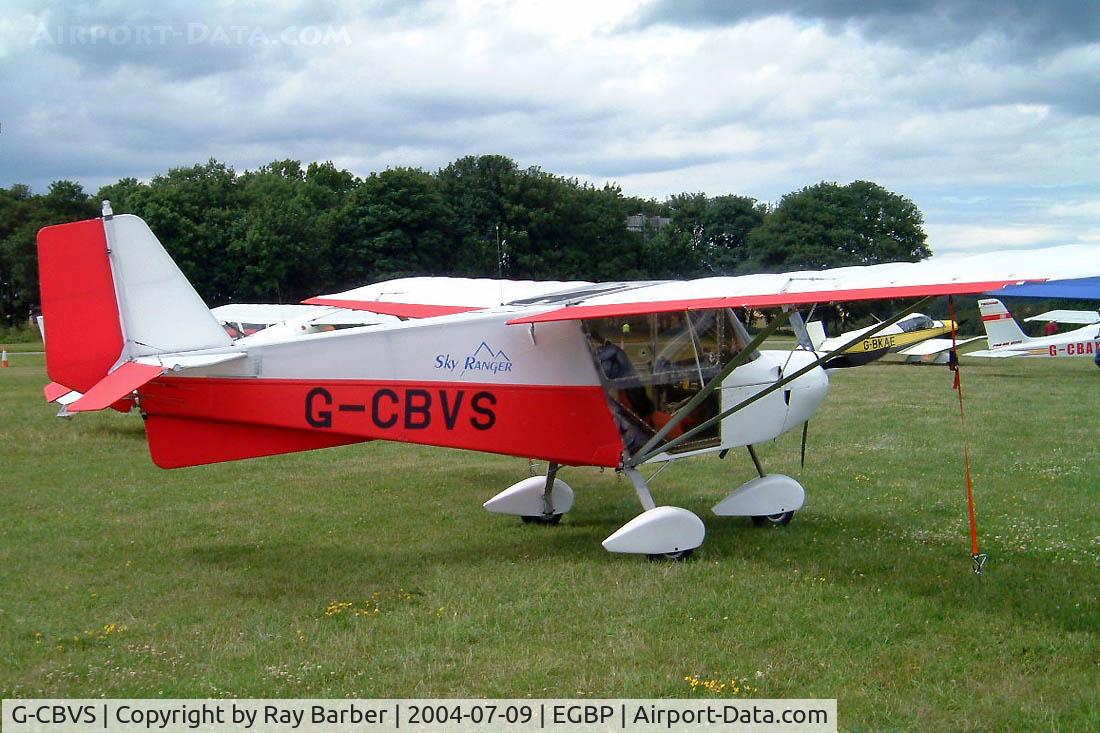 G-CBVS, 2003 Best Off Skyranger 912(2) C/N BMAA/HB/234, Best Off Skyranger 912-2 [BMAA/HB/234] Kemble~G 09/07/2004. Seen at the PFA Fly in 2004 Kemble UK.
