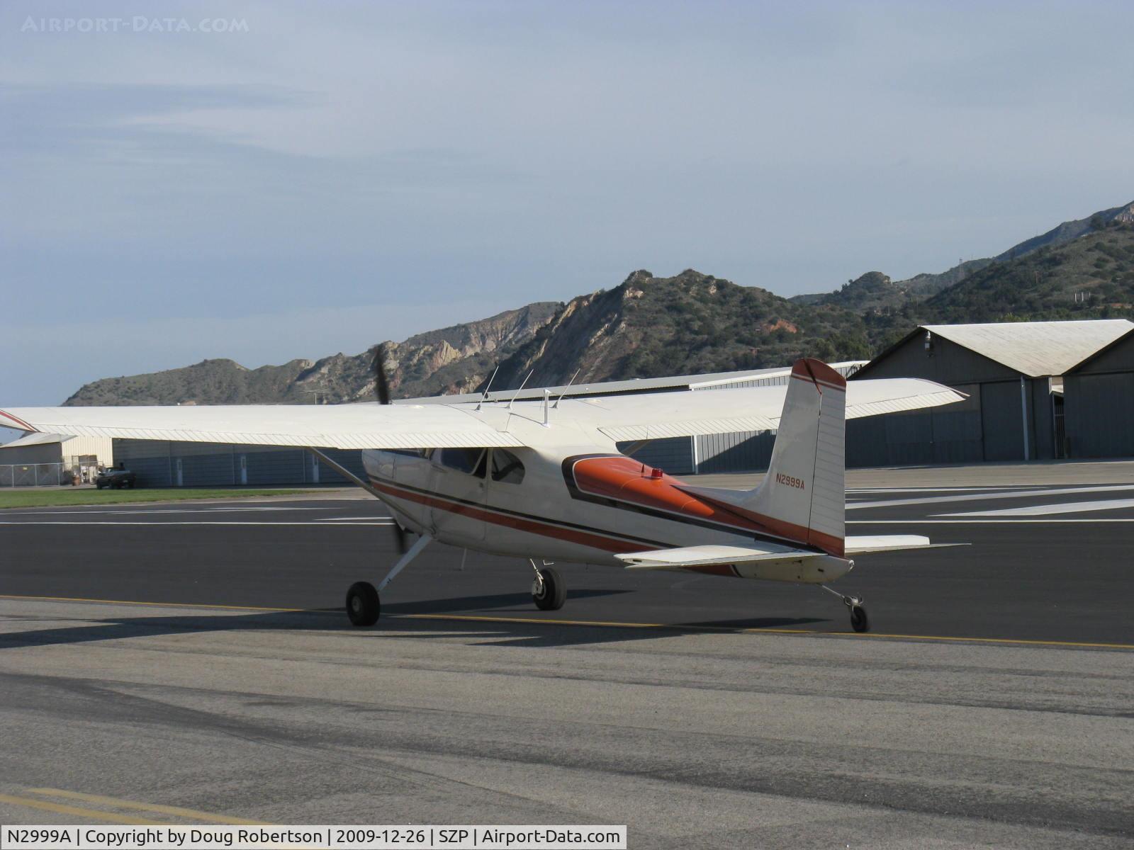 N2999A, 1953 Cessna 180 C/N 30199, 1953 Cessna 180 SKYWAGON, Continental O-470-A  225 Hp, taxi back after landing