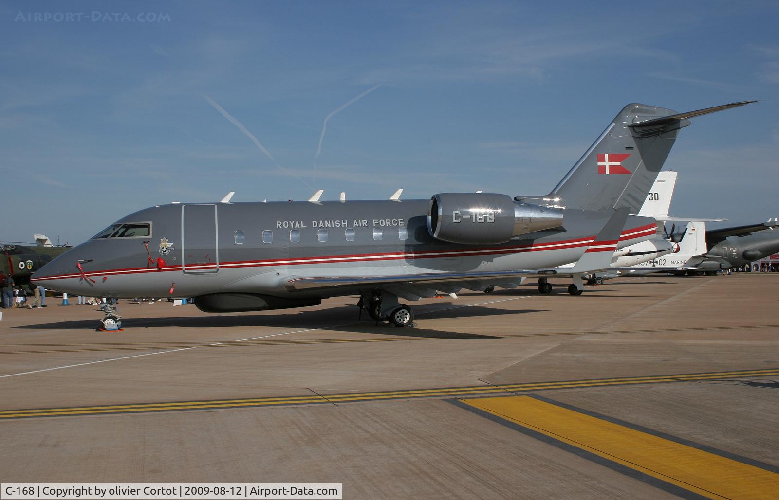 C-168, 2000 Bombardier Challenger 604 (CL-600-2B16) C/N 5468, On display at the RIAT 2005