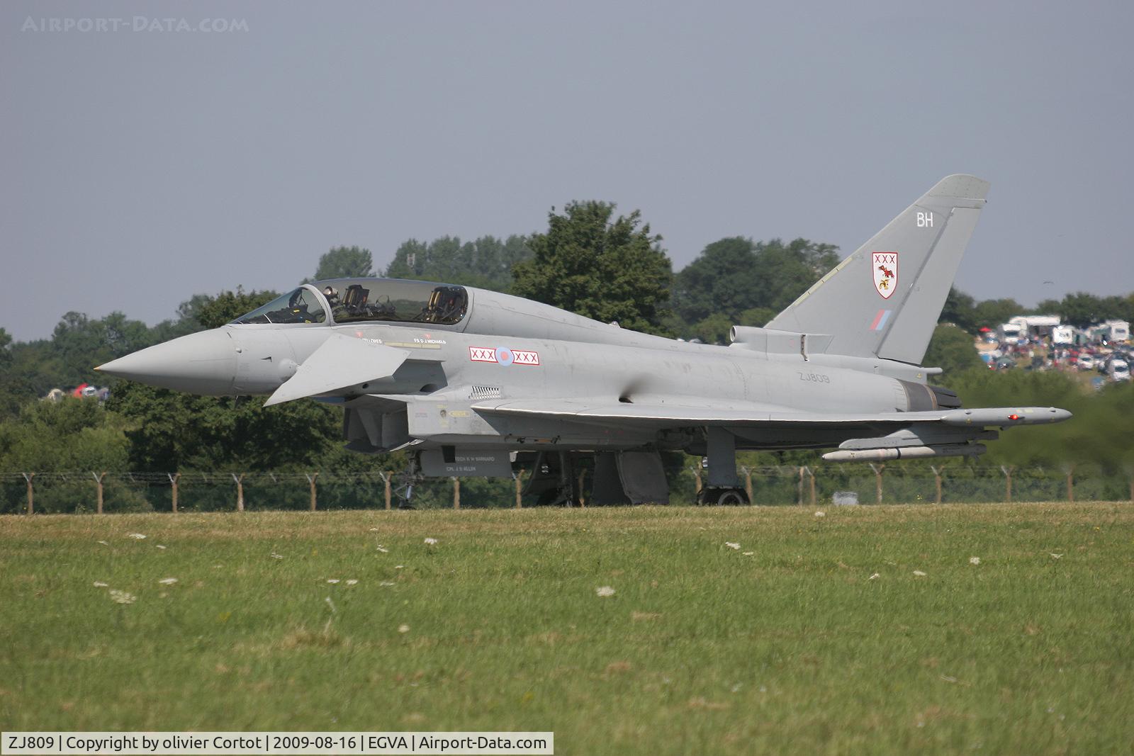 ZJ809, Eurofighter EF-2000 Typhoon T1 C/N 0032/BT010, airshow ! RIAT 2005