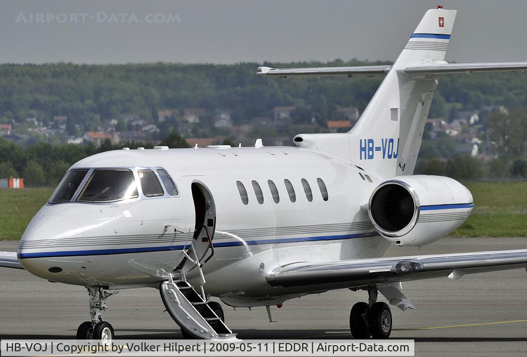 HB-VOJ, 2006 Raytheon Hawker 850XP C/N 258799, at scn