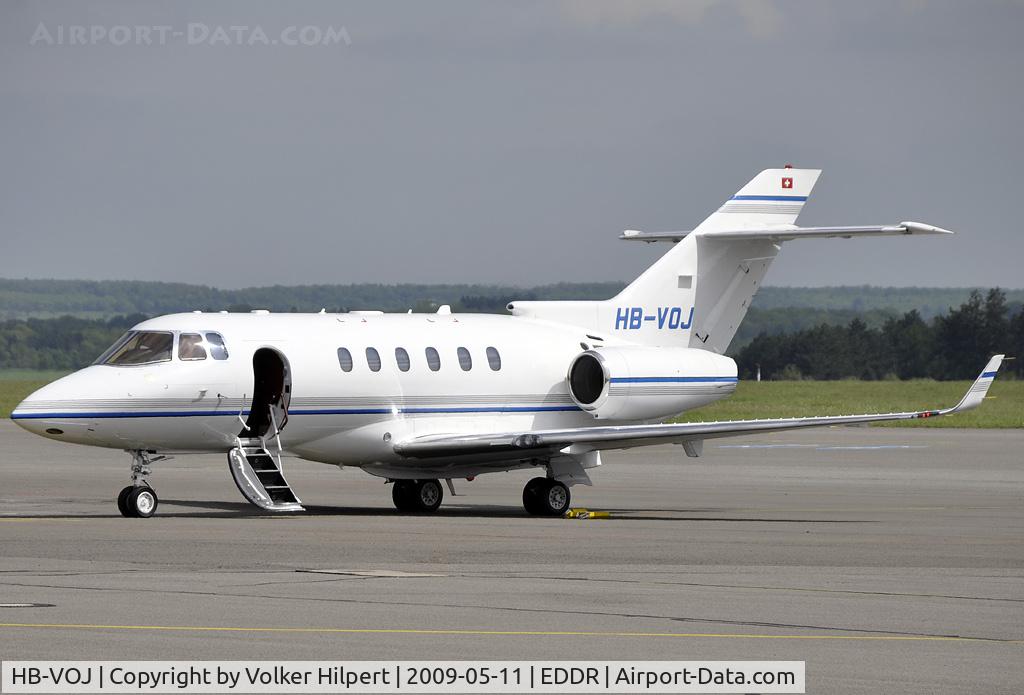 HB-VOJ, 2006 Raytheon Hawker 850XP C/N 258799, at scn