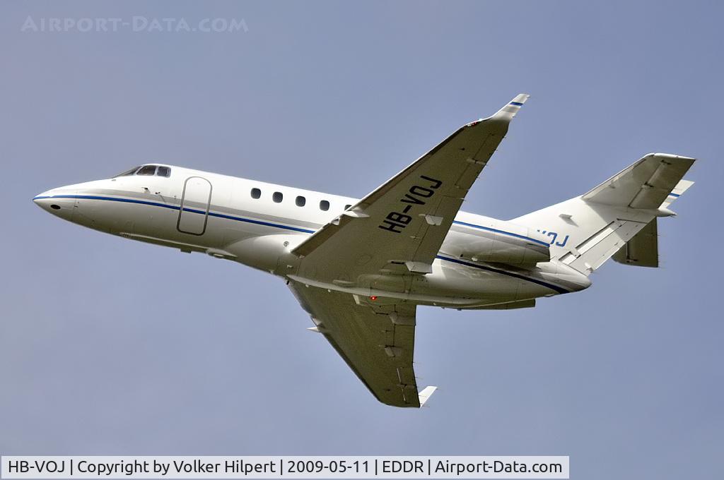 HB-VOJ, 2006 Raytheon Hawker 850XP C/N 258799, at scn