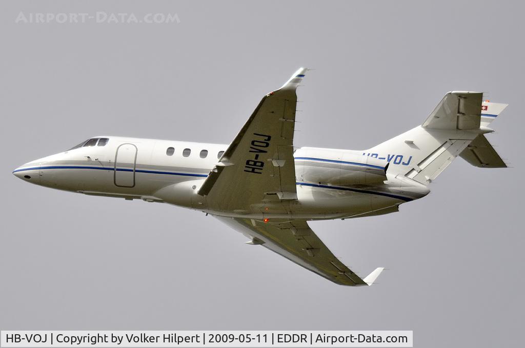 HB-VOJ, 2006 Raytheon Hawker 850XP C/N 258799, at scn
