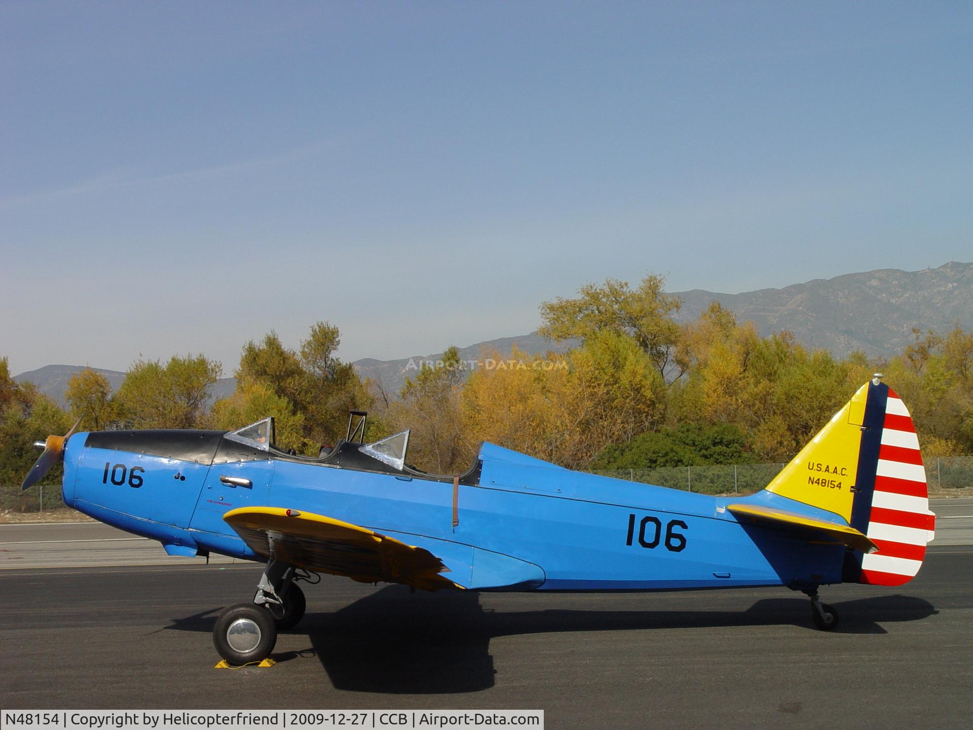 N48154, 1943 Fairchild M-62A C/N T437053, Parked and getting ready for Air Show