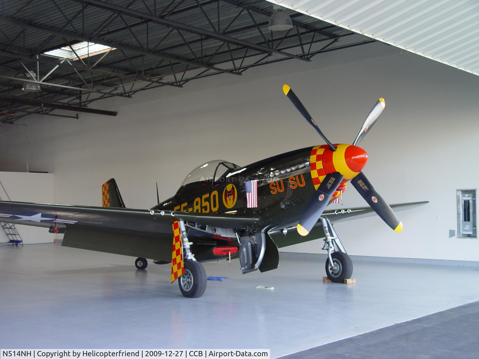N514NH, 1944 North American P-51D Mustang C/N 122-44706  (44-84850), Getting cleaned up and ready for Air Show