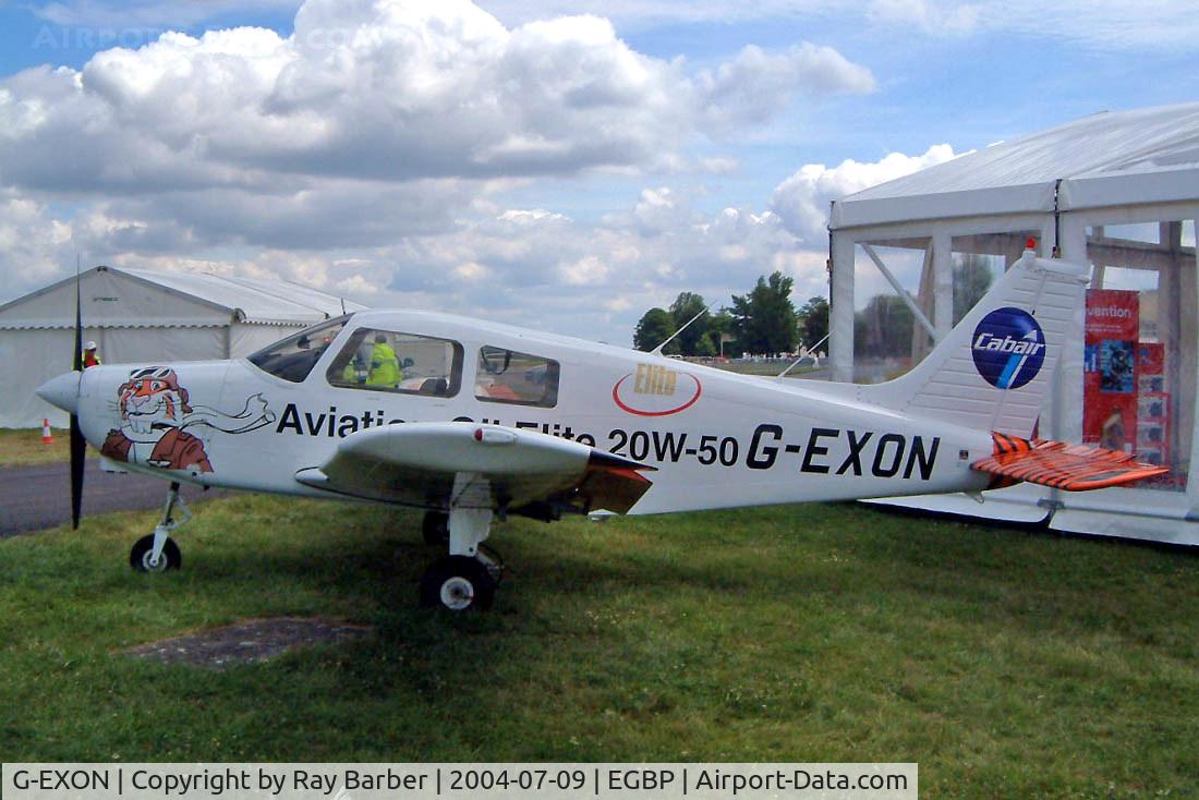 G-EXON, 1989 Piper PA-28-161 Cadet C/N 2841283, Piper PA-28-161 Cadet [2841283] Kemble~G 09/07/2004. Seen at the PFA Fly in 2004 Kemble UK.