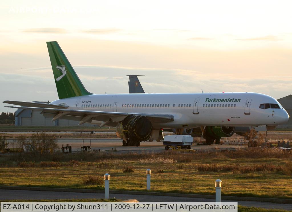 EZ-A014, 2001 Boeing 757-22K C/N 30863, On overhaul with new c/s at 'Sabena Technics'