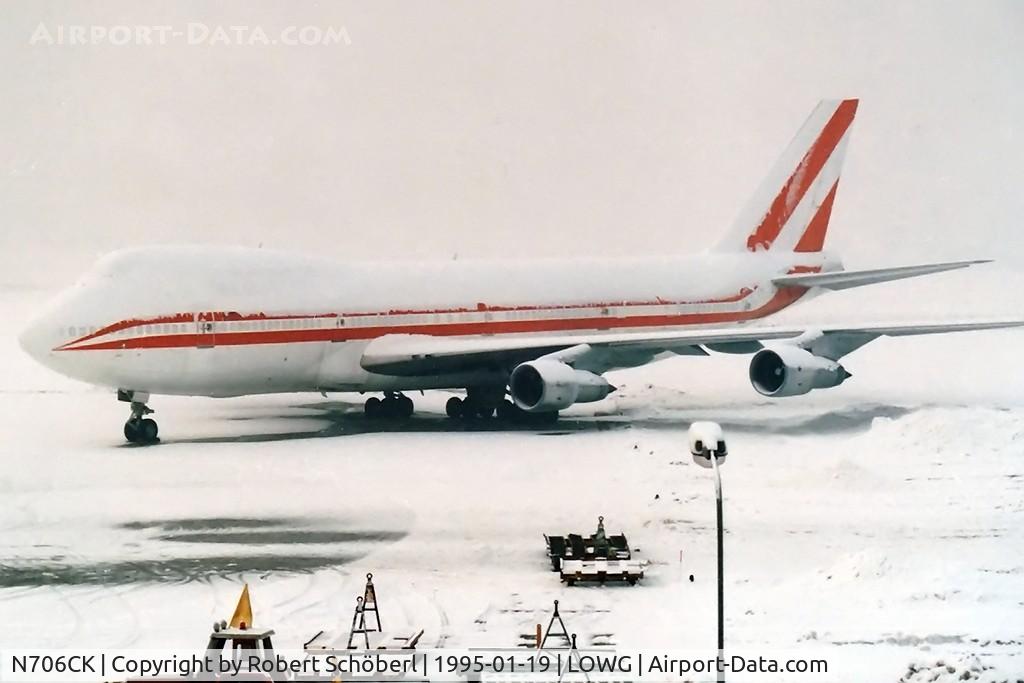 N706CK, 1971 Boeing 747-238B C/N 20010, Very special visitor @ LOWG/GRZ