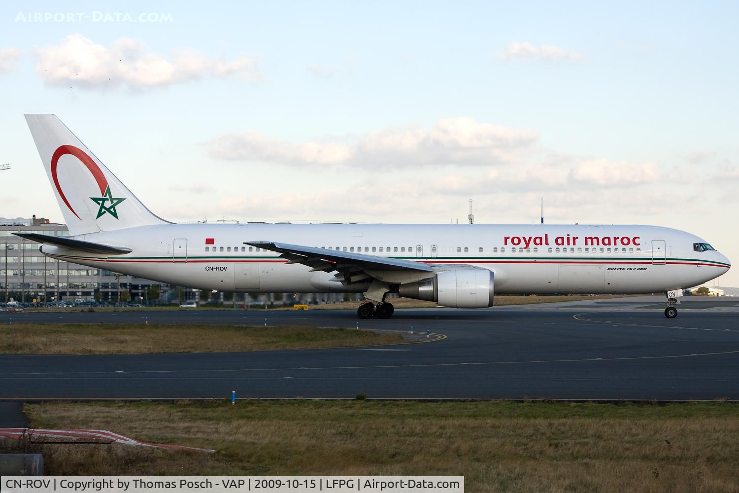 CN-ROV, 2000 Boeing 767-3Q8ER C/N 27686, Royal Air Maroc