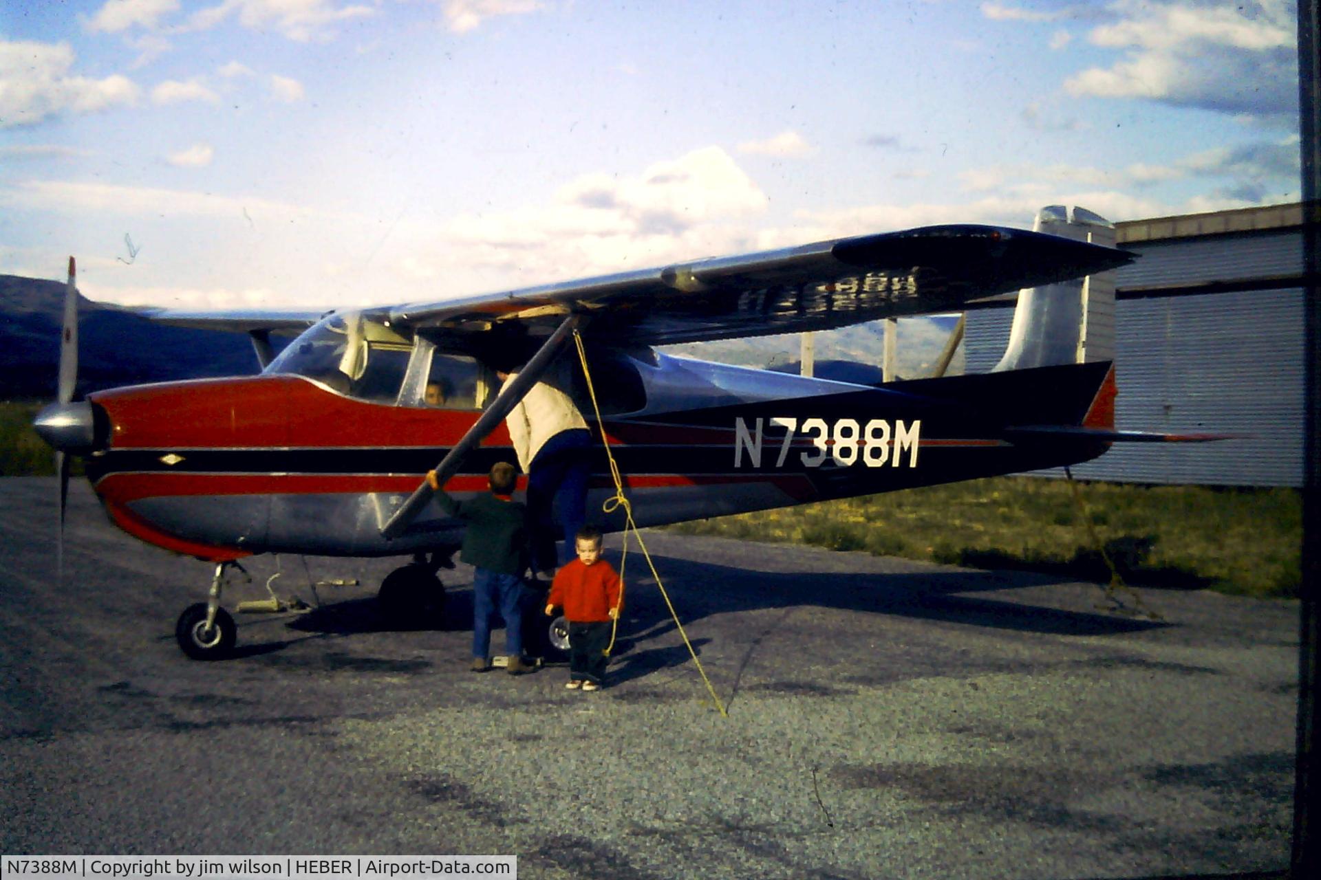N7388M, 1958 Cessna 175 Skylark C/N 55688, 88m in 1968 heber city, utah