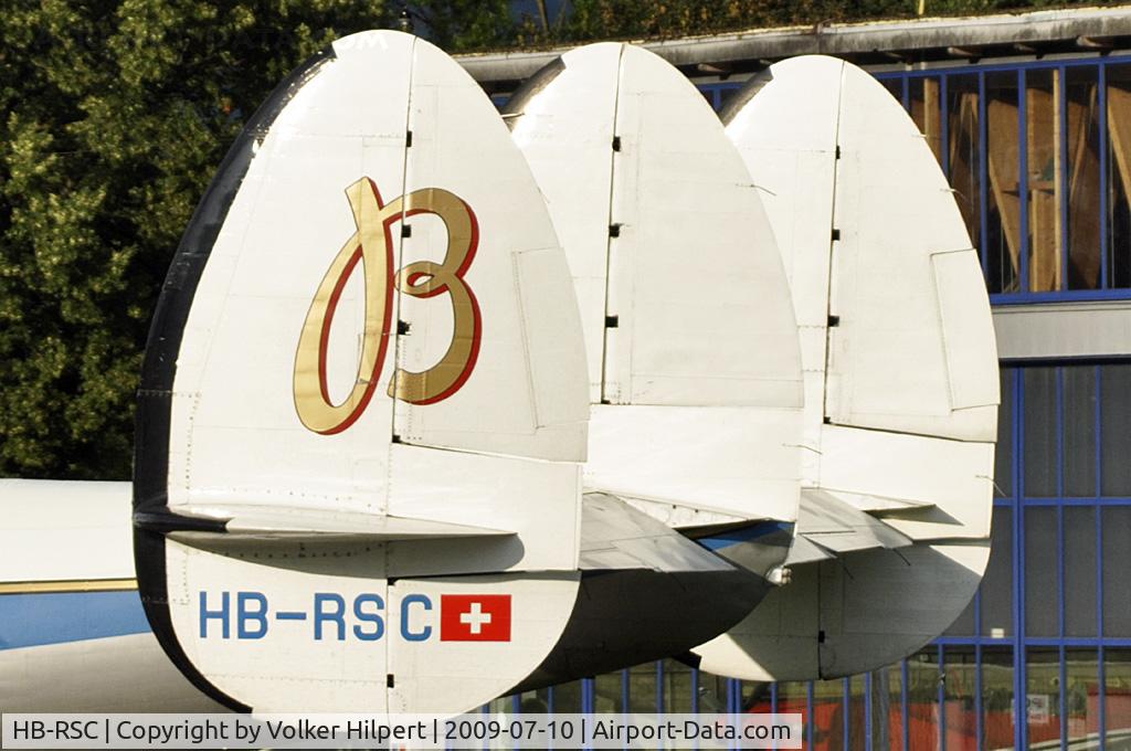 HB-RSC, 1955 Lockheed C-121C Super Constellation (L-1049F) C/N 1049F-4175, at Buochs