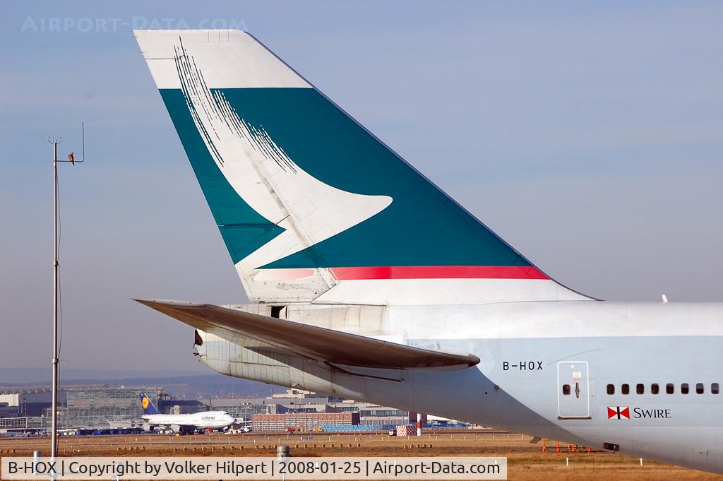 B-HOX, 1991 Boeing 747-467 C/N 24955, at fra