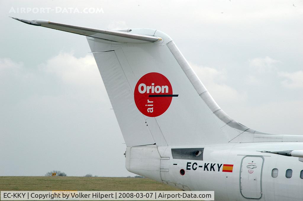 EC-KKY, 1988 British Aerospace BAe.146-200 C/N E2108, at zqw